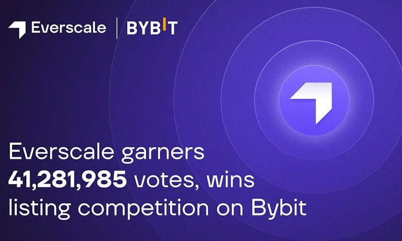 Everscale garners 41M votes to win listing competition on Bybit