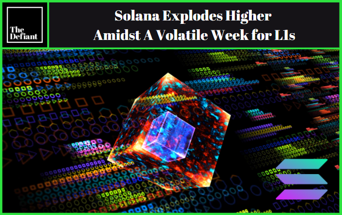 Solana Gains Most Among Layer 1s in Volatile Week