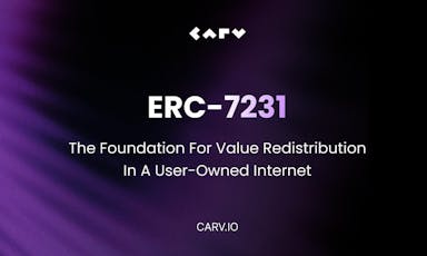ERC-7231: Ethereum Community Backs CARV’s NFT Standard for Value Redistribution to Users in the AI Revolution