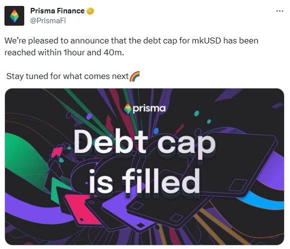 Prisma Finance Pulls In $30M With LST-backed mkUSD Stablecoin - The Defiant