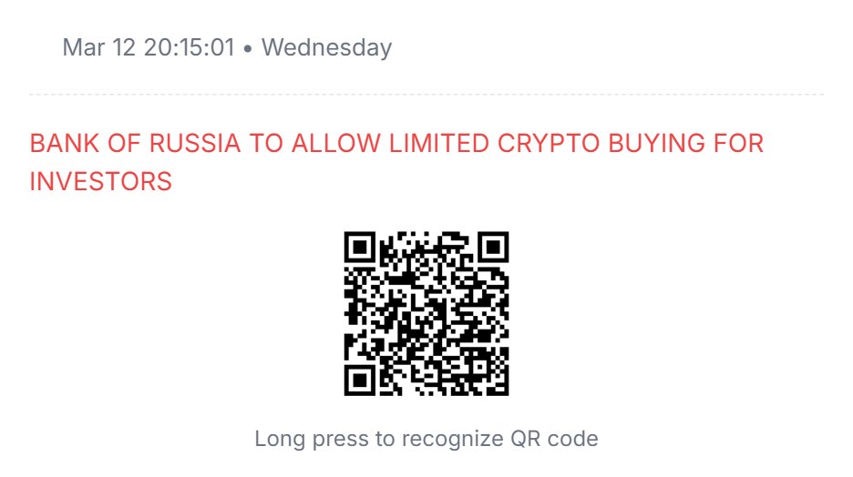 Bank of Russia to Permit Limited Bitcoin Purchases for Select Investors in Three-Year Framework