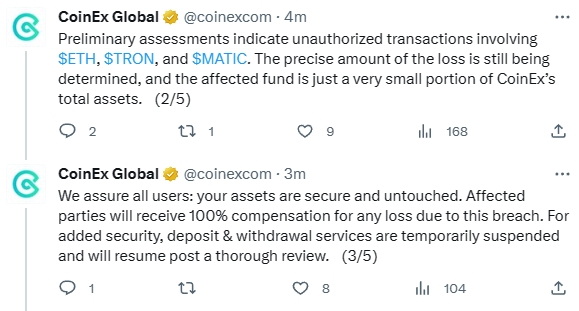 Screenshot of tweet