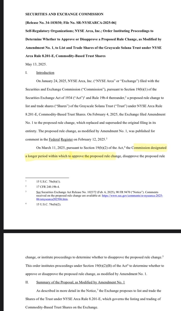 SEC Delays Decision on Grayscale's Spot Solana ETF ($SOL) Amid Increased Cryptocurrency ETF Scrutiny