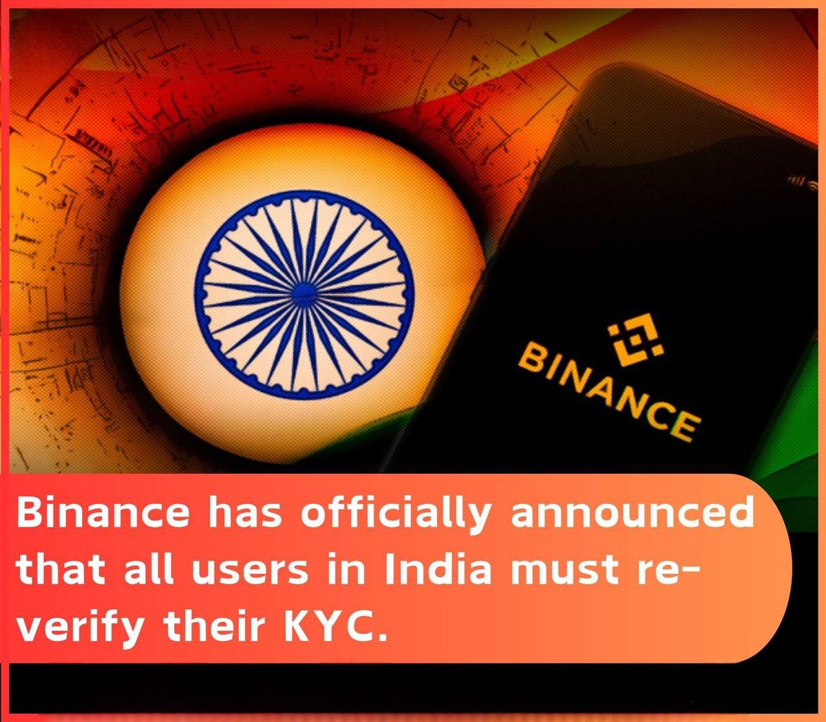 Binance Requires KYC Re-Verification for All New and Existing Users in India to Comply With AML Rules and Ensure Data Security