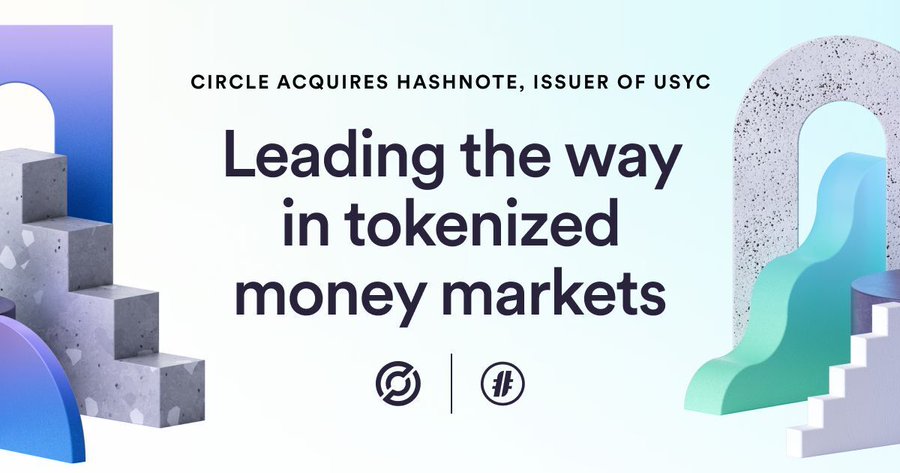 Circle Acquires $1.3 Billion USYC Issuer Hashnote at Davos, Plans USDC Integration on Canton Network