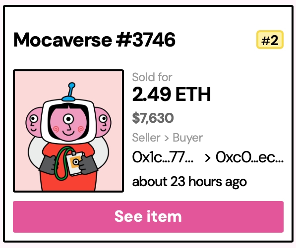 Mocaverse NFT