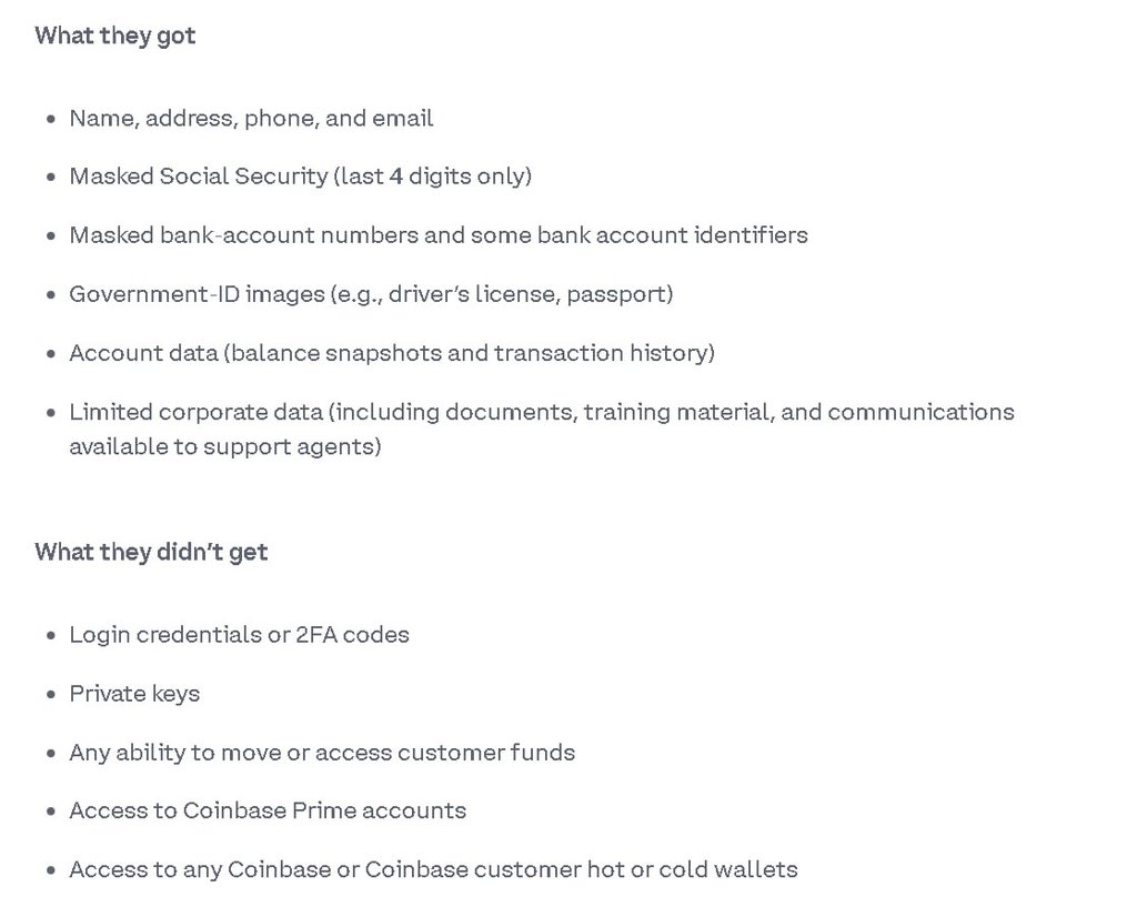 Coinbase Rejects $20 Million Ransom, Offers Equal Bounty After Breach Hits Under 1% of Users