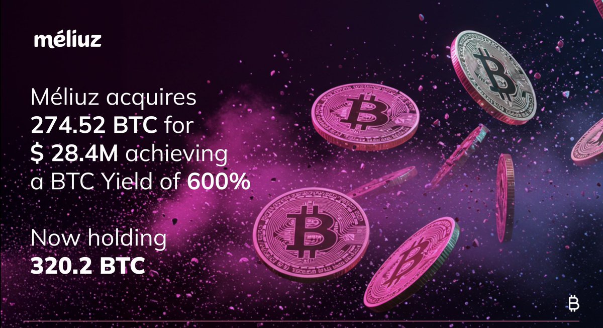 Brazilian Company Méliuz Buys $28.4 Million Bitcoin With Shareholders' Overwhelming Approval, Becomes First Bitcoin Treasury Company
