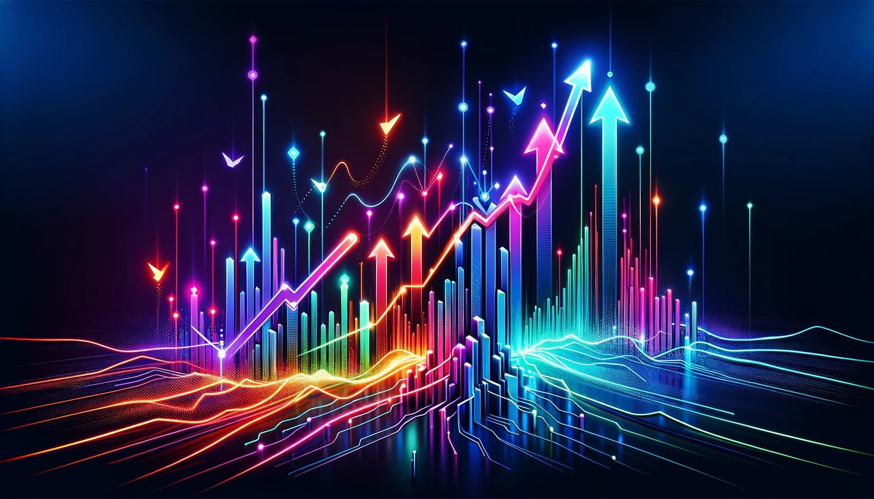  image that depicts trading volumes rising