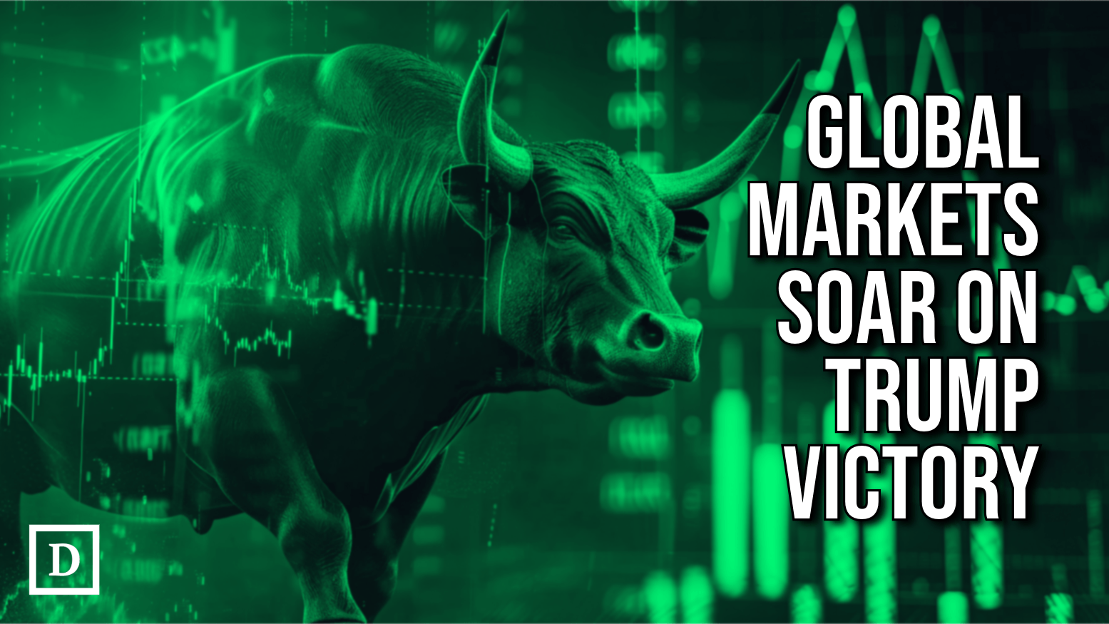 bull with charts