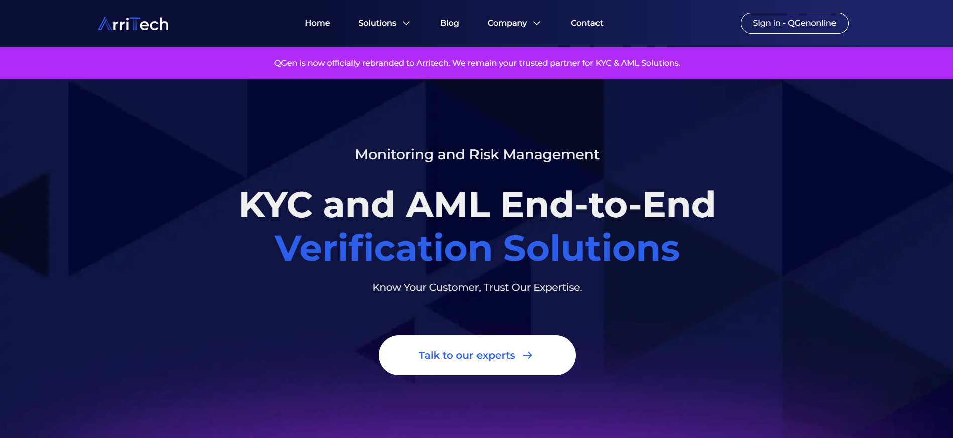 Arritech Launches QGen Online 2.0 - A Break-Through for Risk Compliance