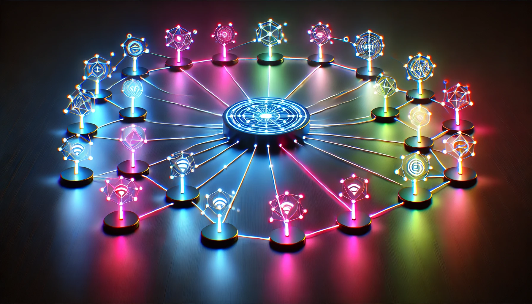 hub connecting independent networks