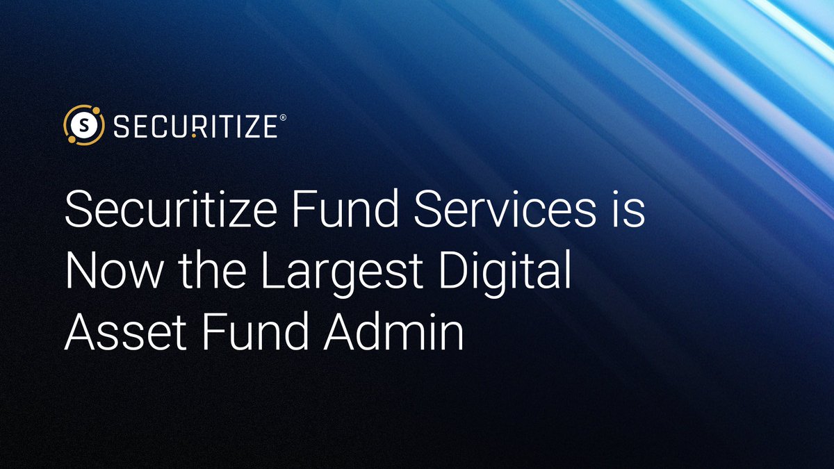 Securitize Acquires MG Stover Fund Admin Business, Managing $38 Billion Across 715 Funds Including BlackRock's $2.4 Billion BUIDL Fund