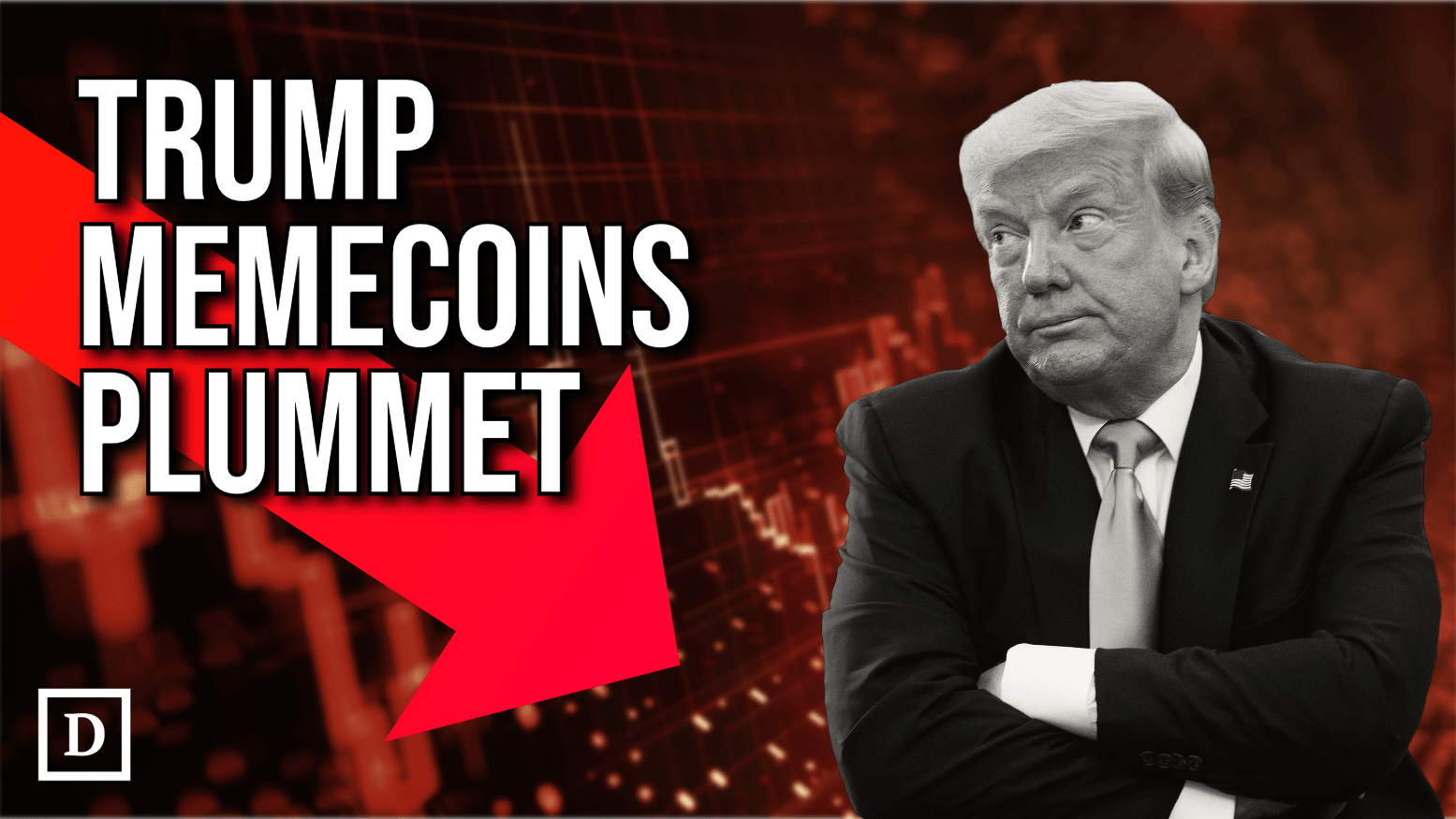 trump with red arrow