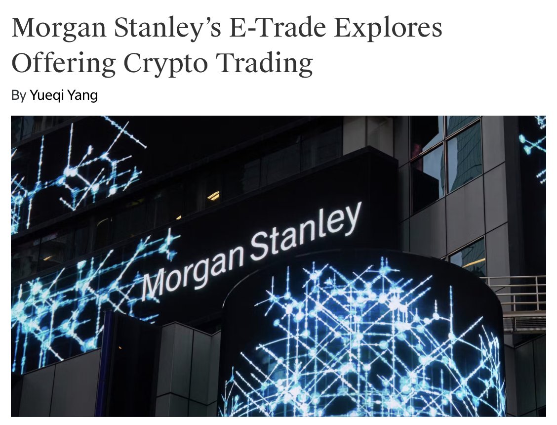 Morgan Stanley’s E-Trade Seeks Fed Approval to Offer Bitcoin Trading Amid Trump-Era Regulatory Shift