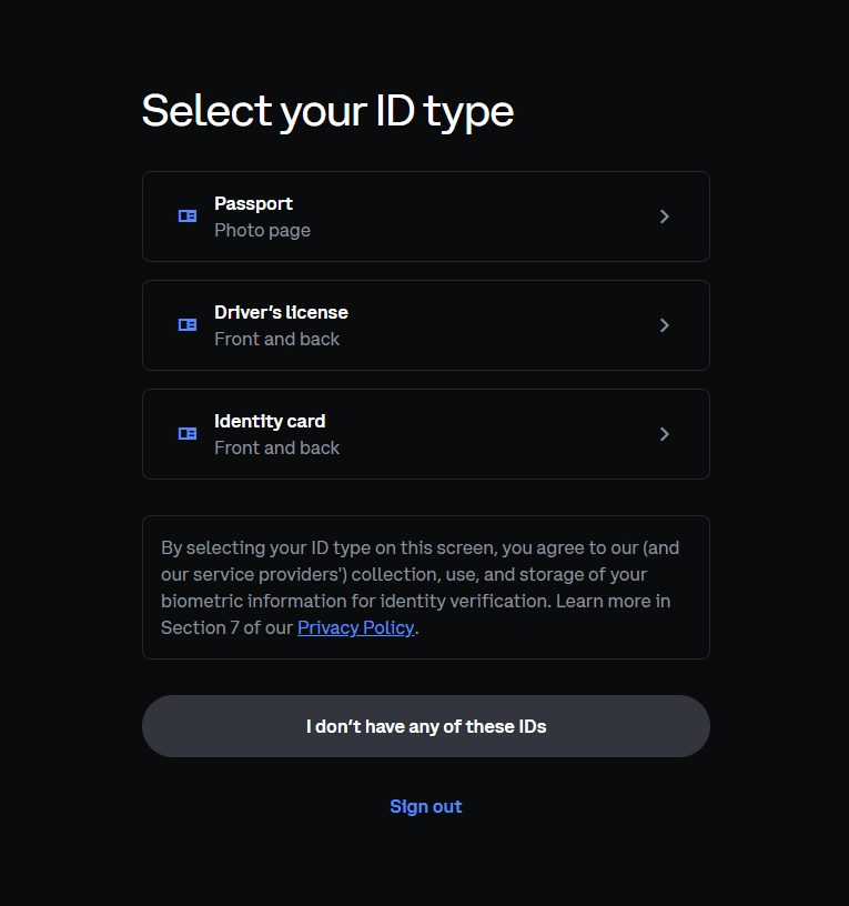 Verify your id