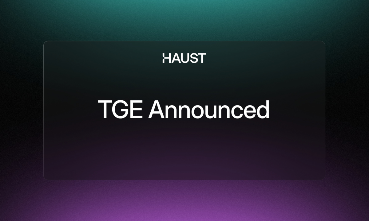 Haust Mainnet, Wallet, and Bridge Launch to Complete Phase 1 of Roadmap