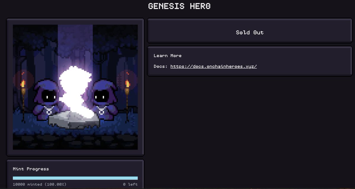 OnChain Heroes Launches Successful Sellout of 10,000 Genesis Heroes at 0.069 ETH Mint Price, Current Floor Price 0.14 ETH