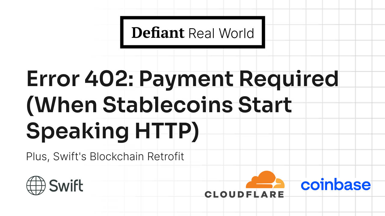 Error 402: Payment Required (When Stablecoins Start Speaking HTTP)