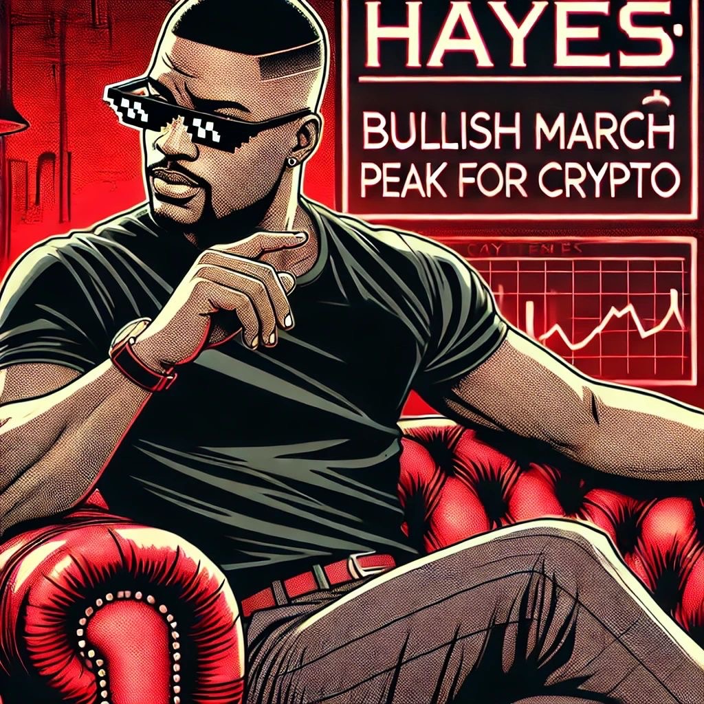 Arthur Hayes Predicts Crypto Peak in March as Bitcoin Hits $100K and Market Cap Reaches $3.6T