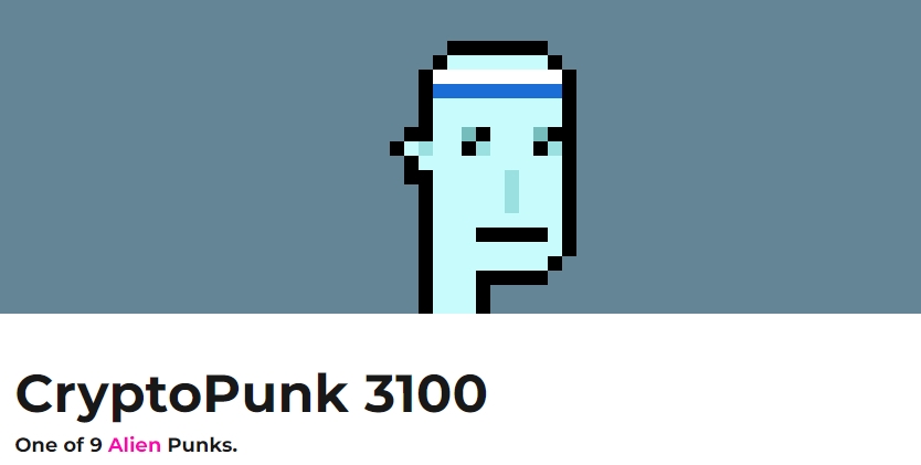 CryptoPunk 3100