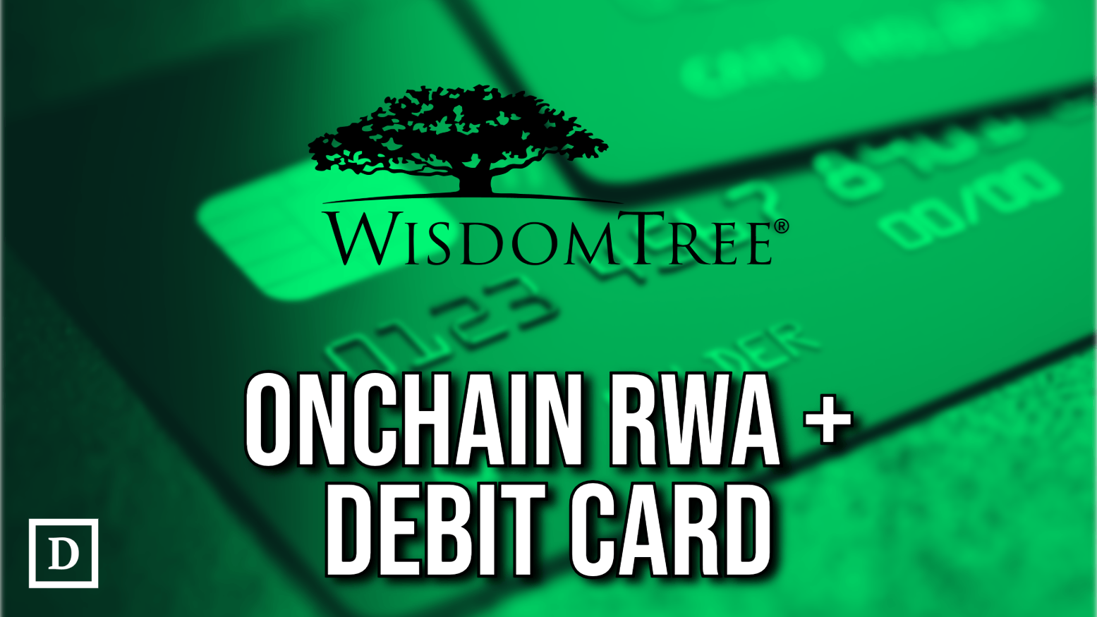 wisdom tree logo with debit cards