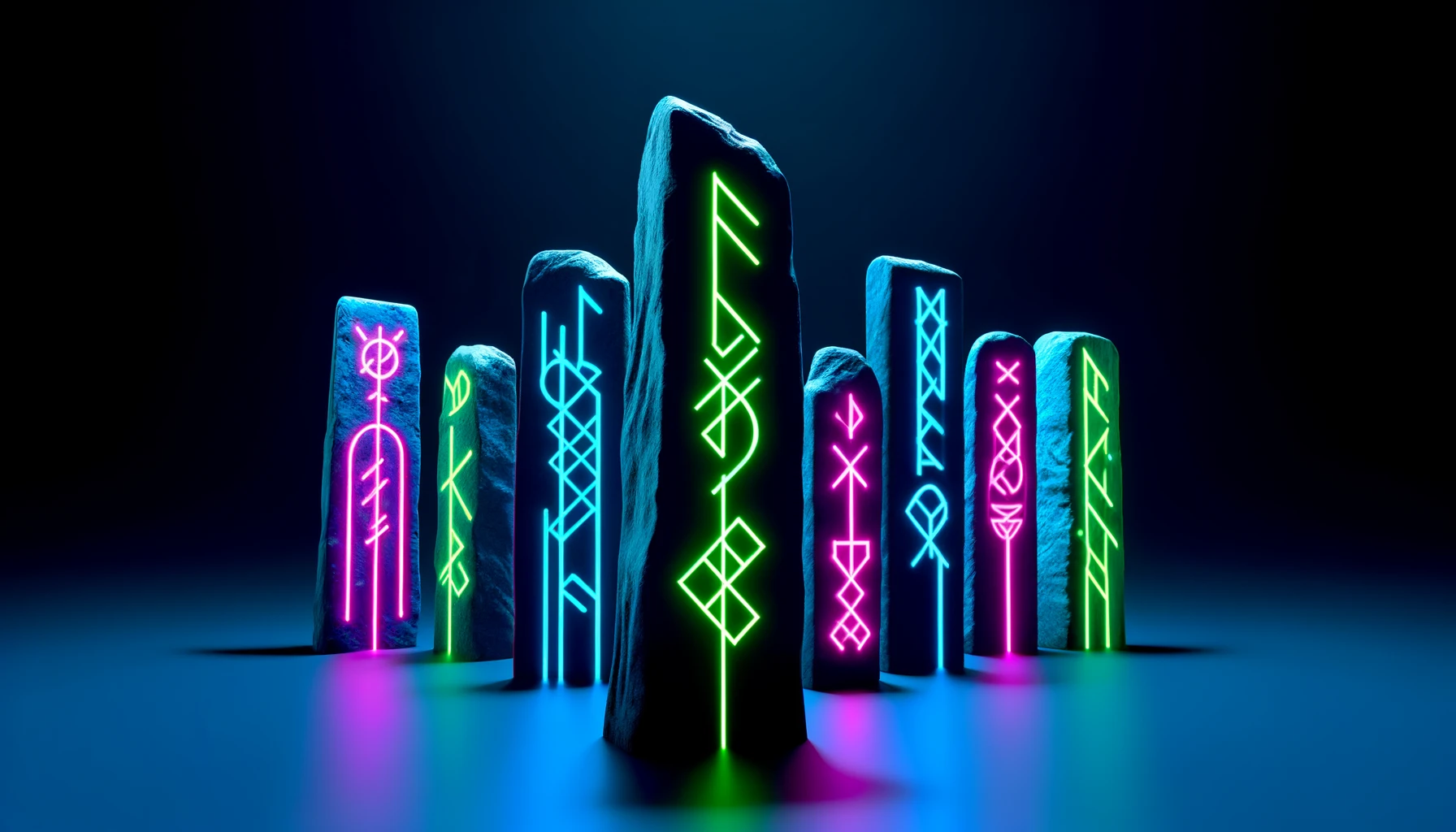 image depicting runestones