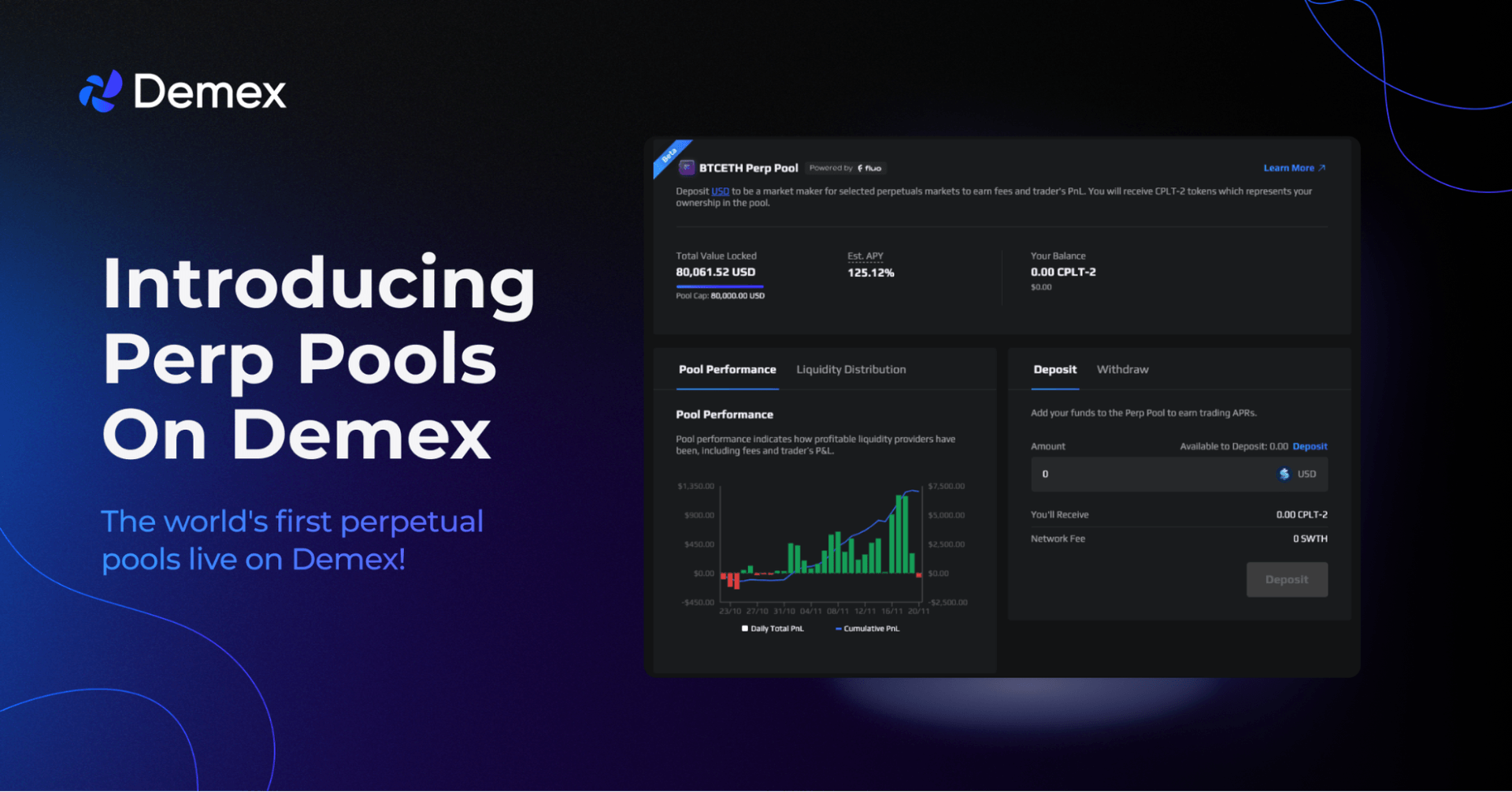 Demex Revolutionizing Perpetual Trading: Opens Up Market Making For Anyone