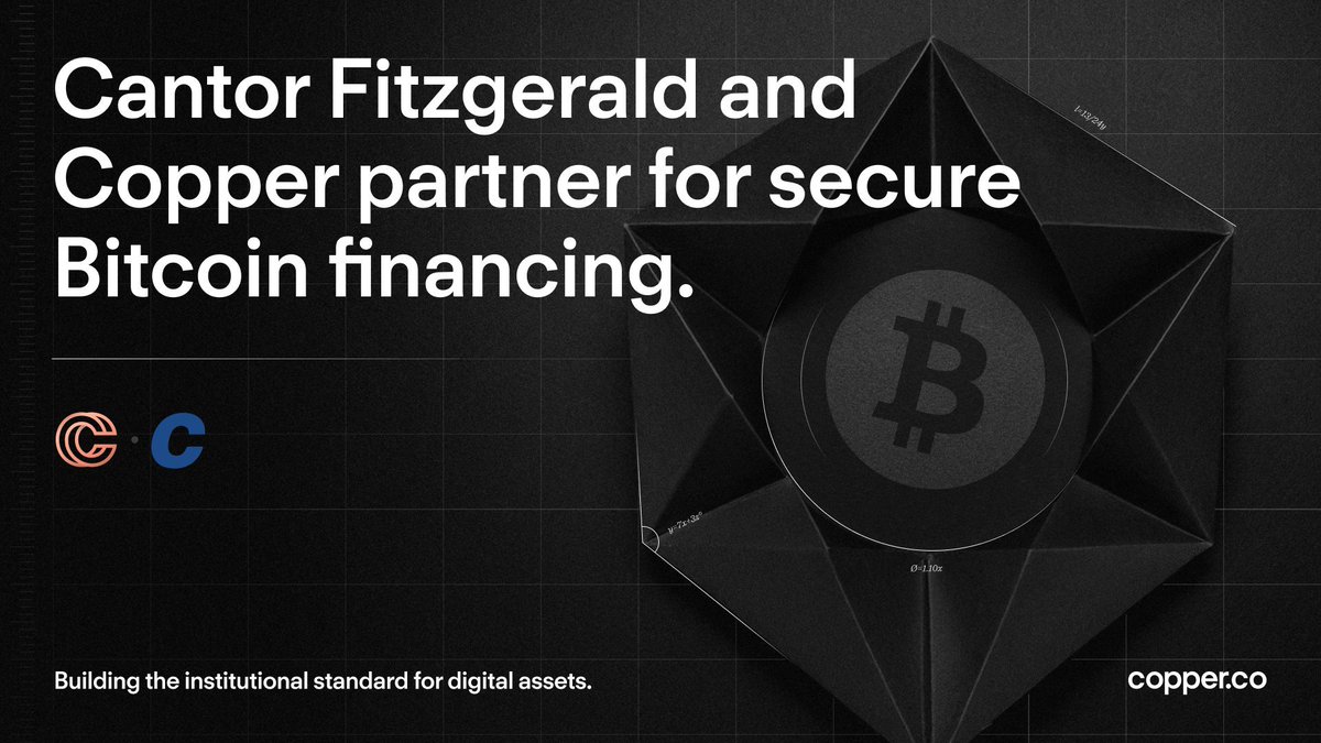 Cantor Fitzgerald Launches $2 Billion Bitcoin Financing Business With Anchorage Digital, Copper