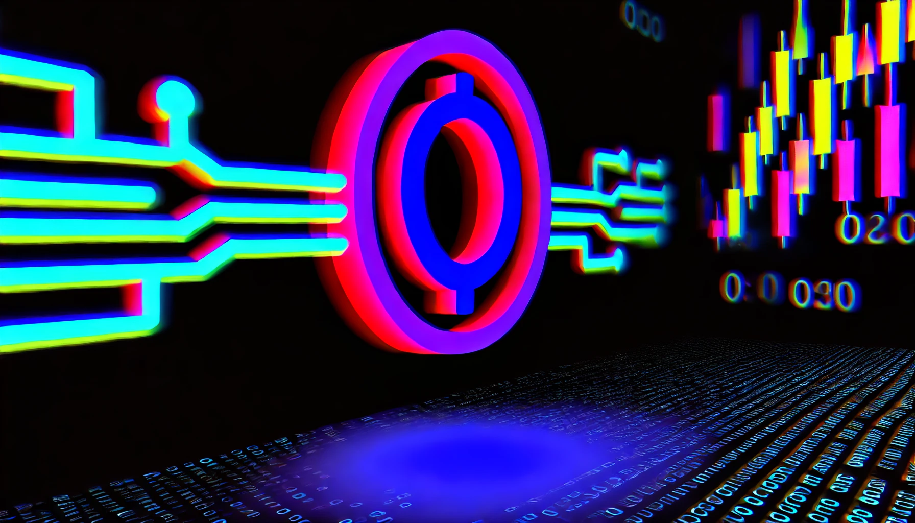 a digital display showing fluctuating cryptocurrency prices