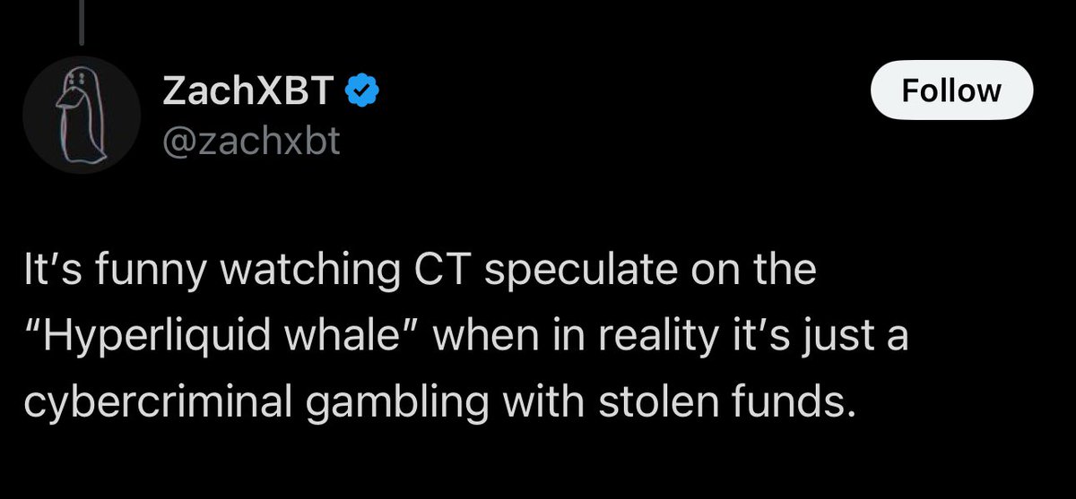 ZachXBT Identifies Hyperliquid 50x Leverage Whale as Cybercriminal Using Stolen Funds for High-Risk Trading