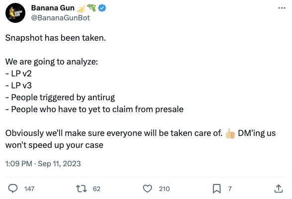Tweet screenshot