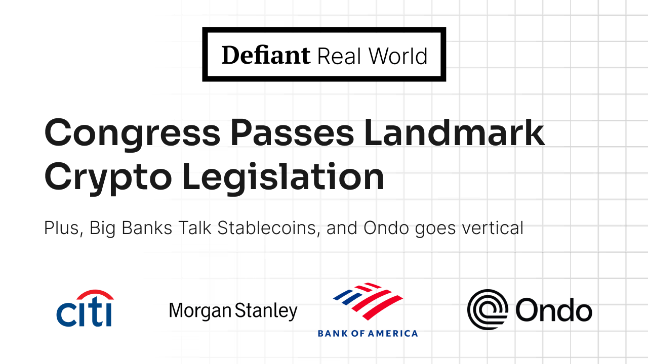 Congress Passes Landmark Crypto Legislation