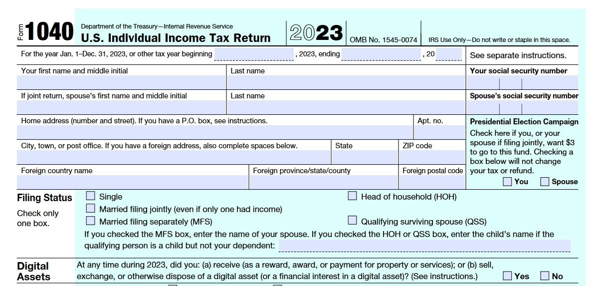 IRS Form 1040
