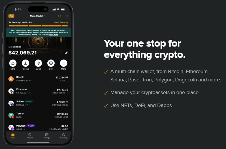 Zengo Wallet is a one-stop for everything crypto.