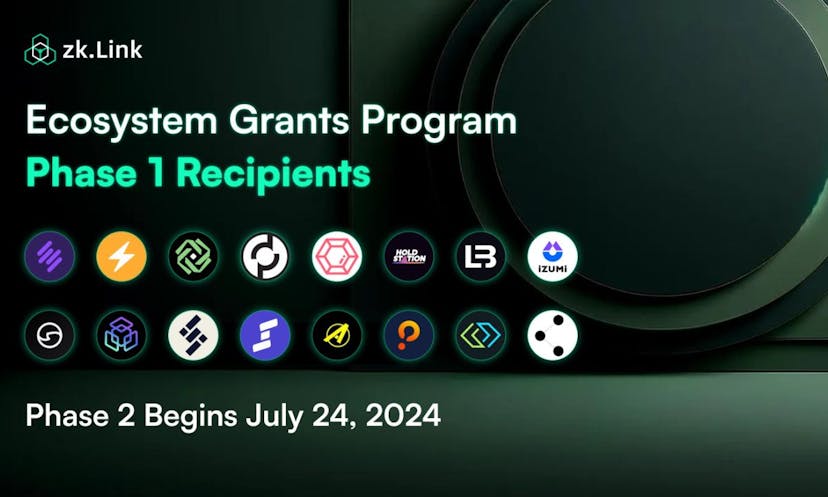 zkLink Approves 16 Projects in Ecosystem Grants Program Paving Way for Aggregated DeFi