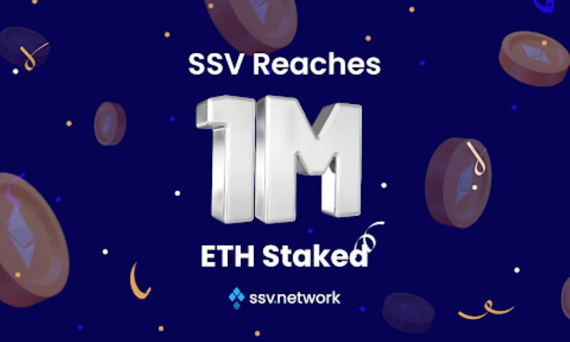 SSV Network Reaches 1M ETH Staked Milestone Enhancing Ethereum’s Cryptoeconomic Security