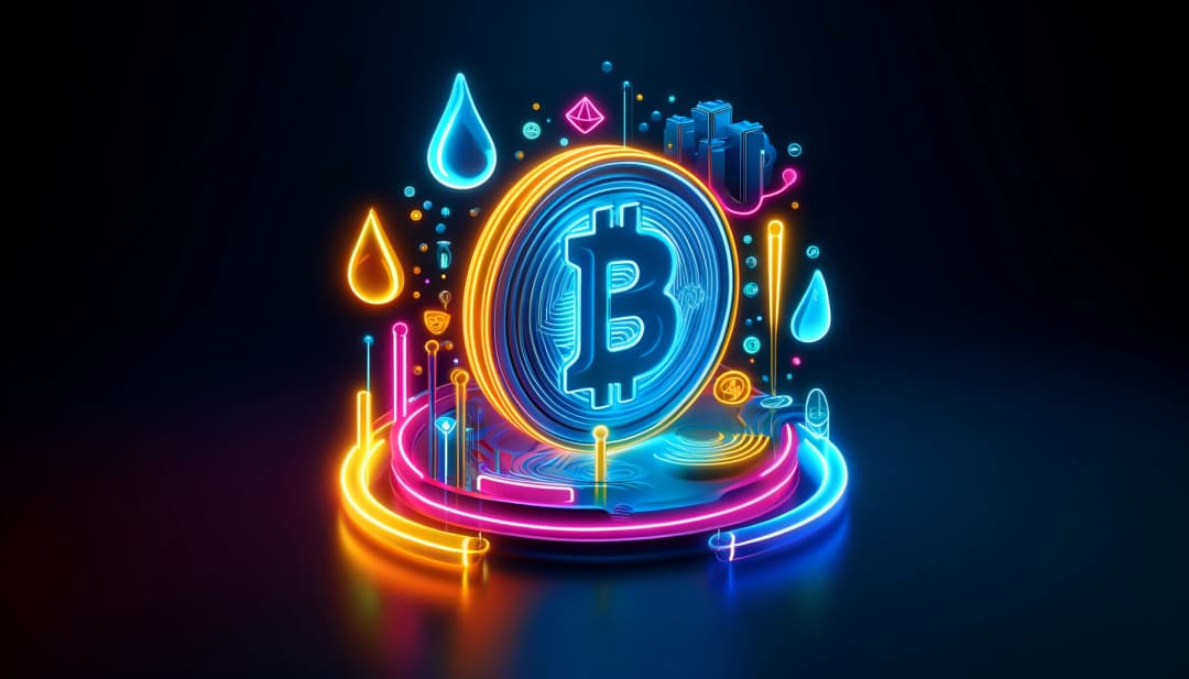 image visualizing Bitcoin liquid staking