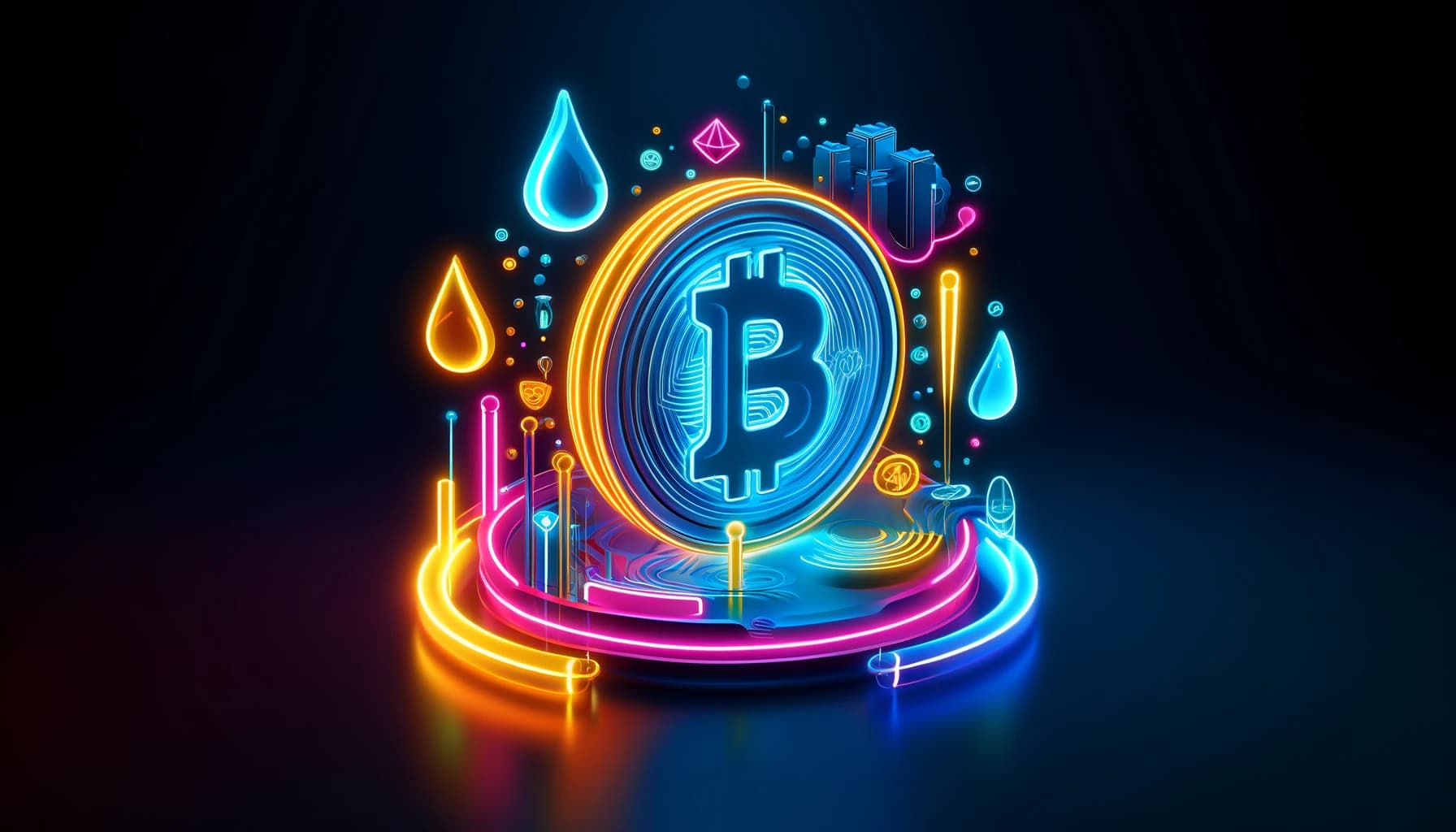 image visualizing Bitcoin liquid staking