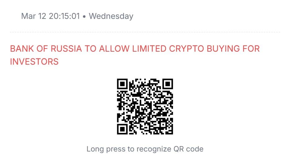 Bank of Russia to Permit Limited Bitcoin Purchases for Select Investors in Three-Year Framework