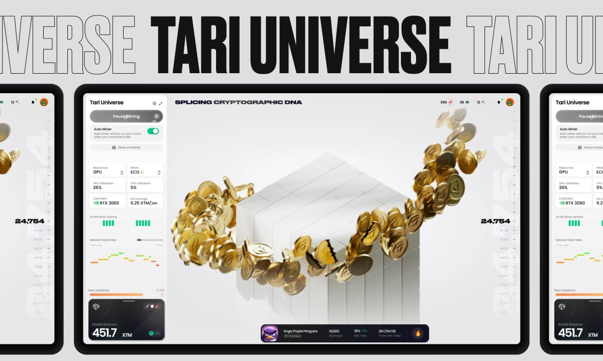 Introducing Tari Universe: The Crypto Miner For English Majors