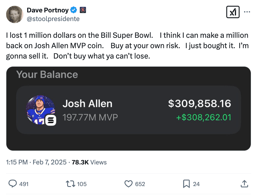 Dave Portnoy Allegedly Engages in Pump-and-Dump Scheme, Profiting $25K from $50K Memecoin