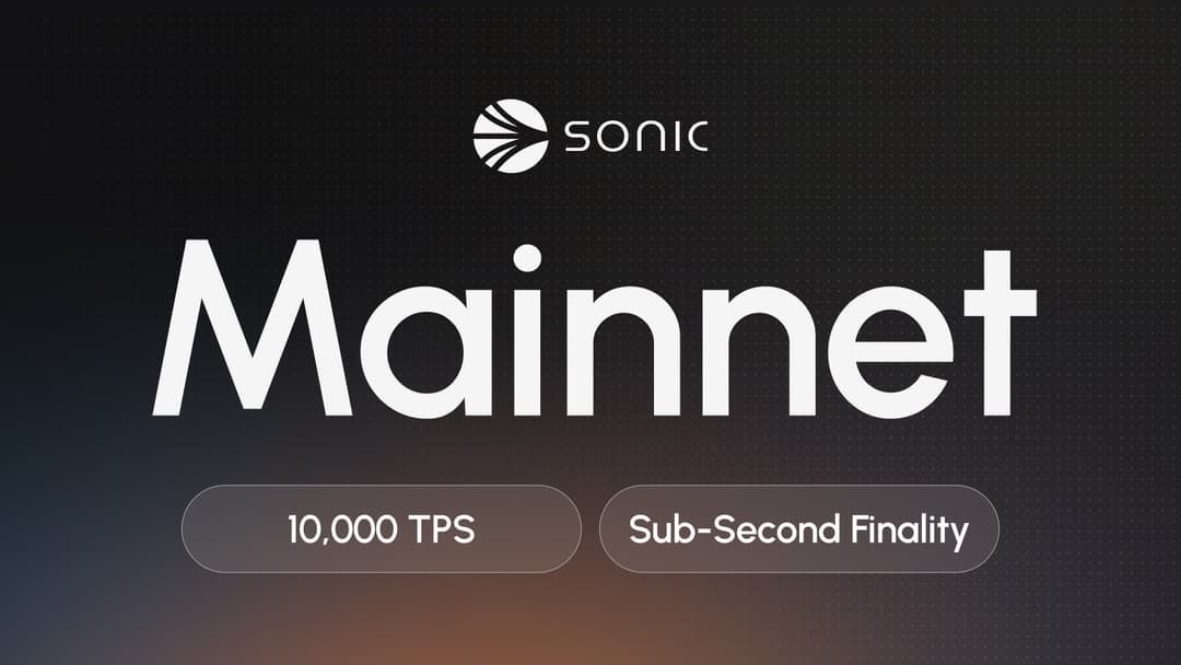 Sonic Mainnet Launches with Robust Developer-Centric Features