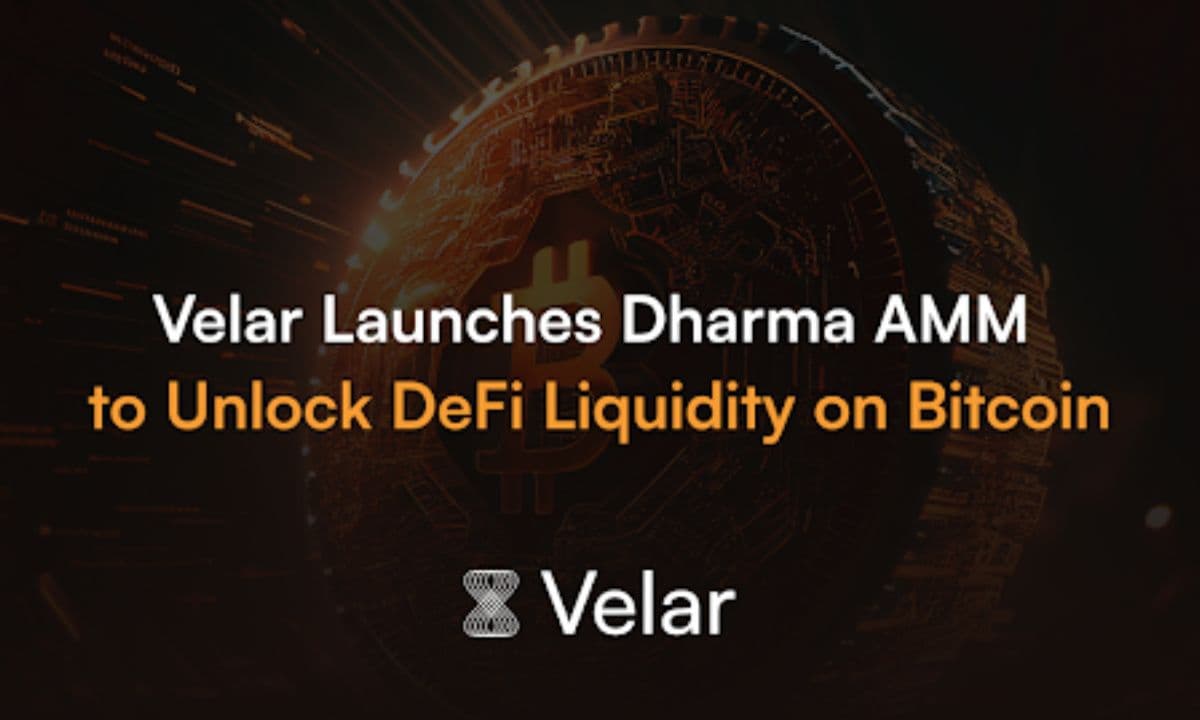 Velar Launches Dharma AMM to Unlock DeFi Liquidity on Bitcoin