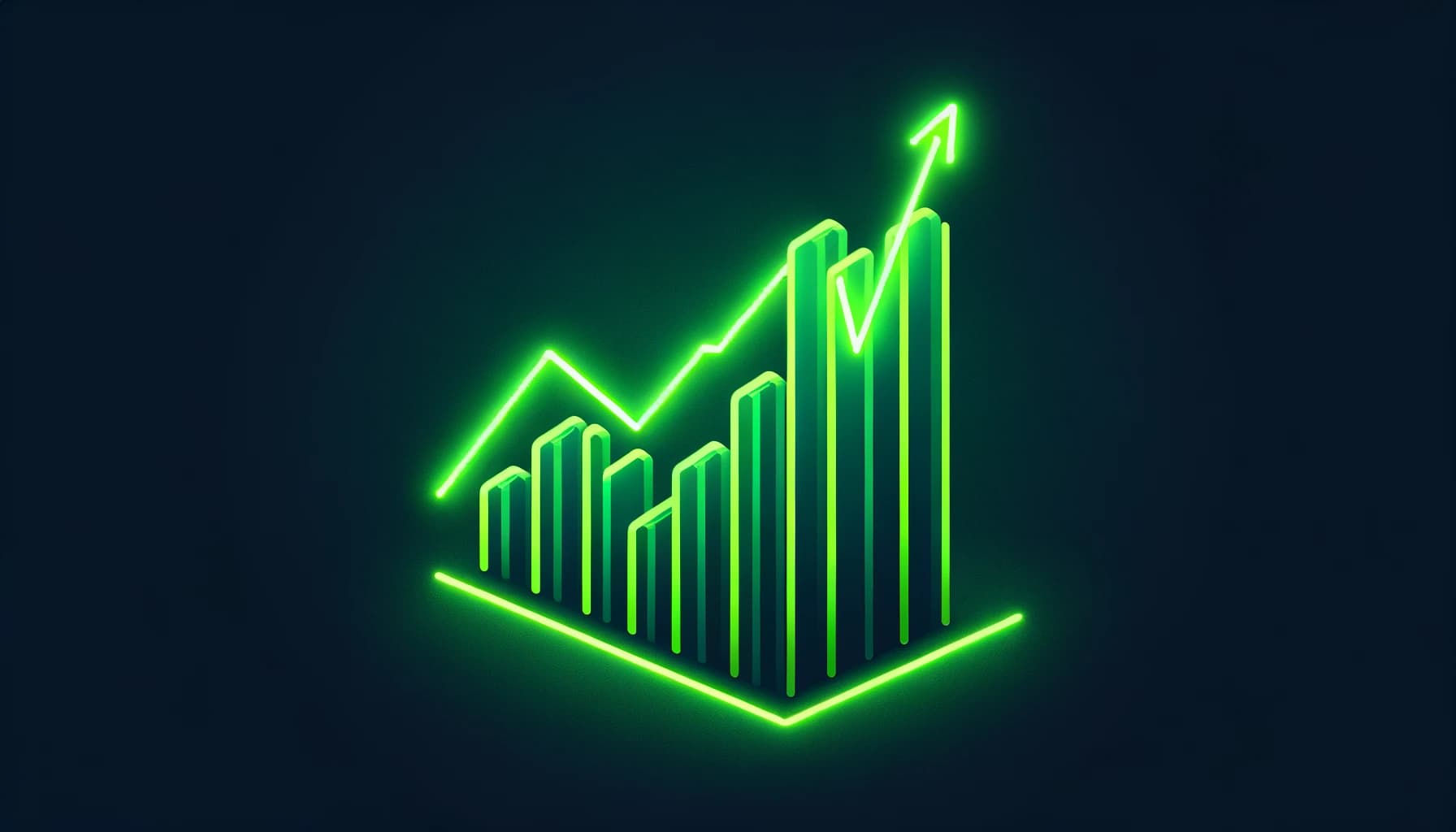 green chart hitting an all-time high
