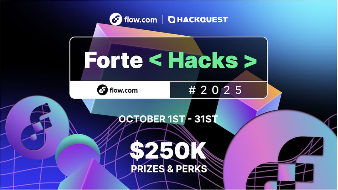Flow and HackQuest Launch $250K Forte Hacks Hackathon With Disney, Dune, and Dapper