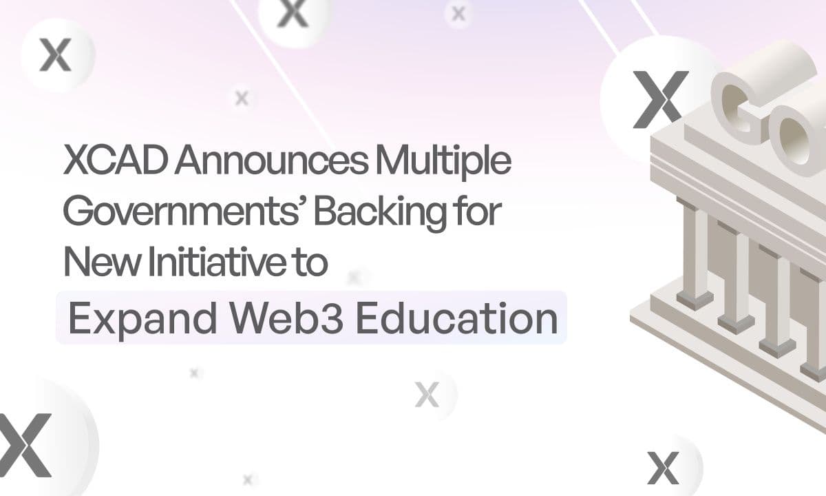 XCAD Announces Multiple Governments’ Backing for New Initiative to Expand Web3 Education