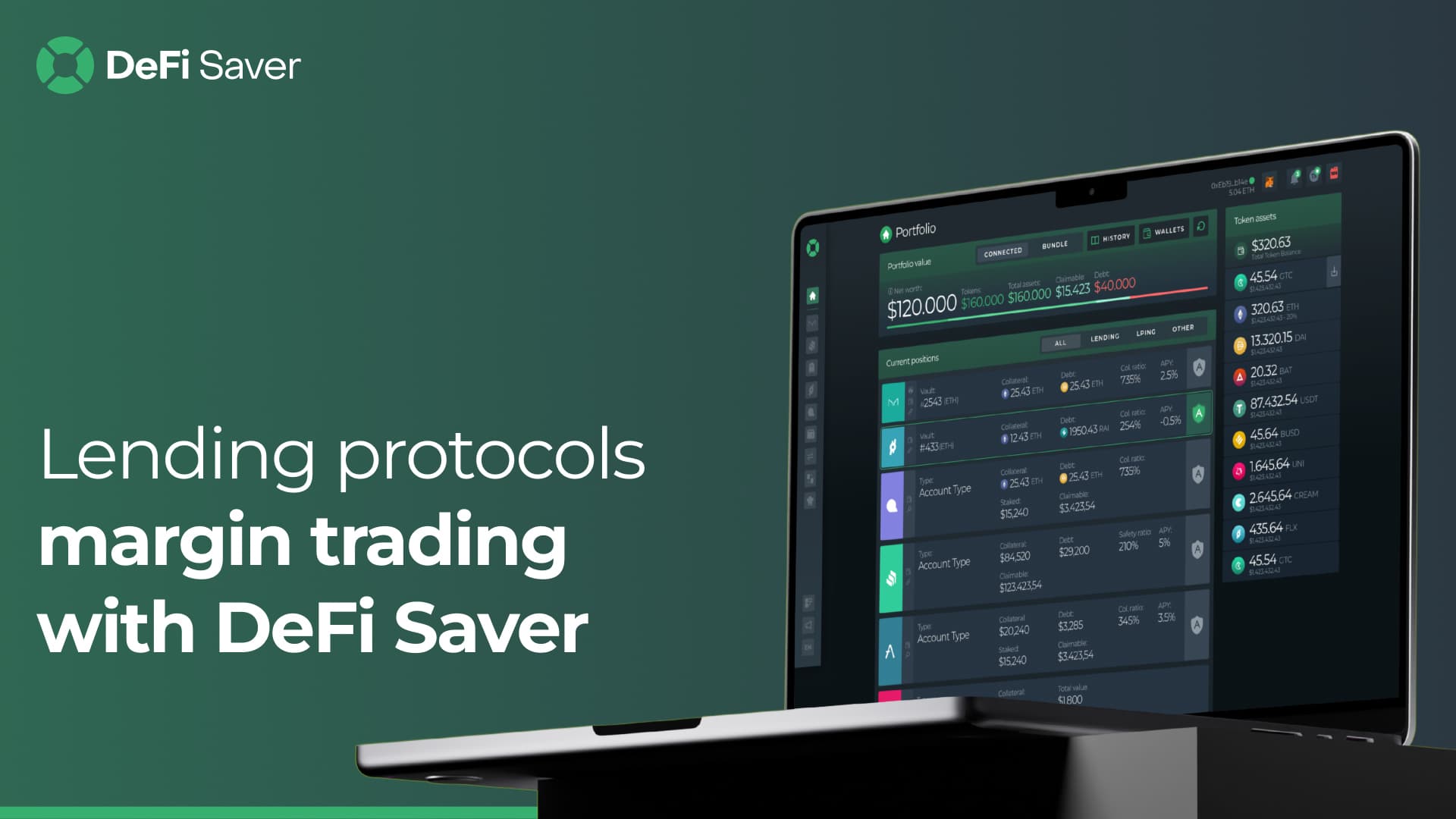 Lending protocols margin trading with DeFi Saver [Sponsored]