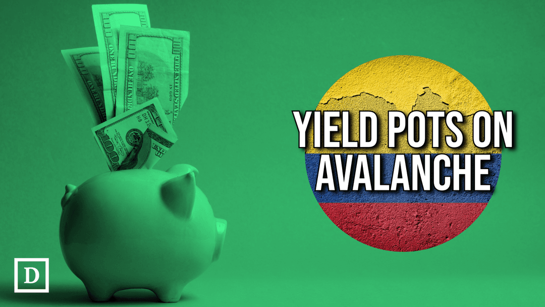 piggy bank and columbia flag