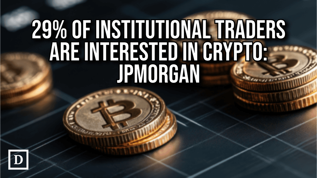 JPMorgan Survey Finds 29% of Institutional Traders Will Trade Crypto This Year